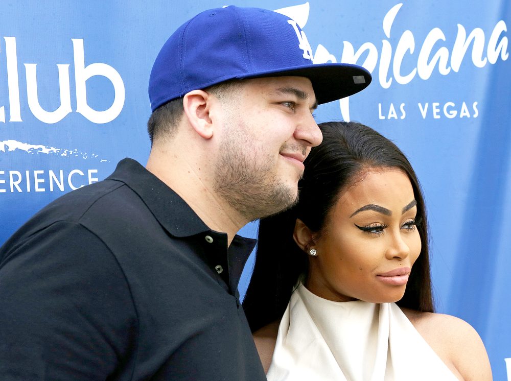 Rob Kardashian and Blac Chyna attend the Sky Beach Club at the Tropicana Las Vegas on May 28, 2016, in Las Vegas.