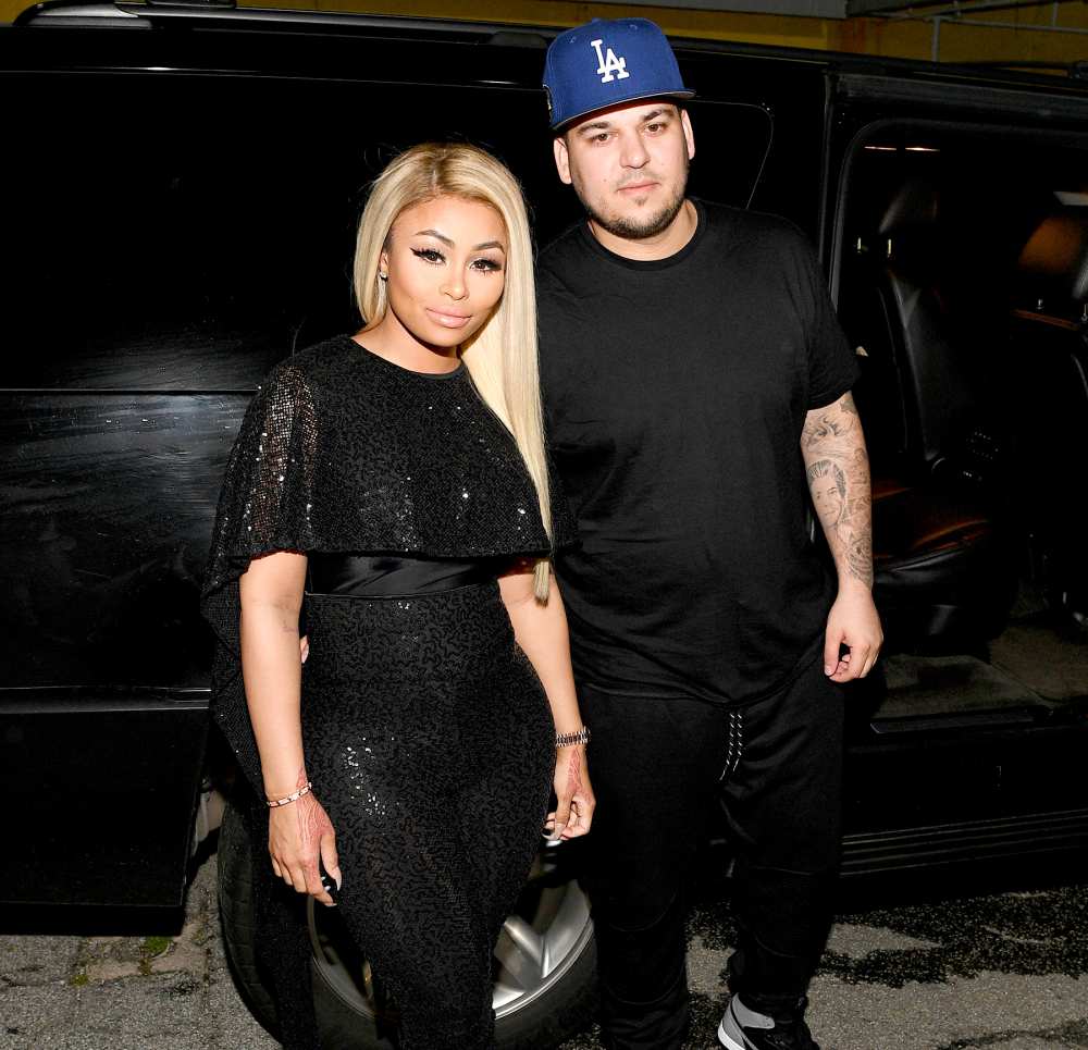 Blac Chyna and Rob Kardashian at Onyx Nightclub on March 27, 2016 in Atlanta, Georgia.