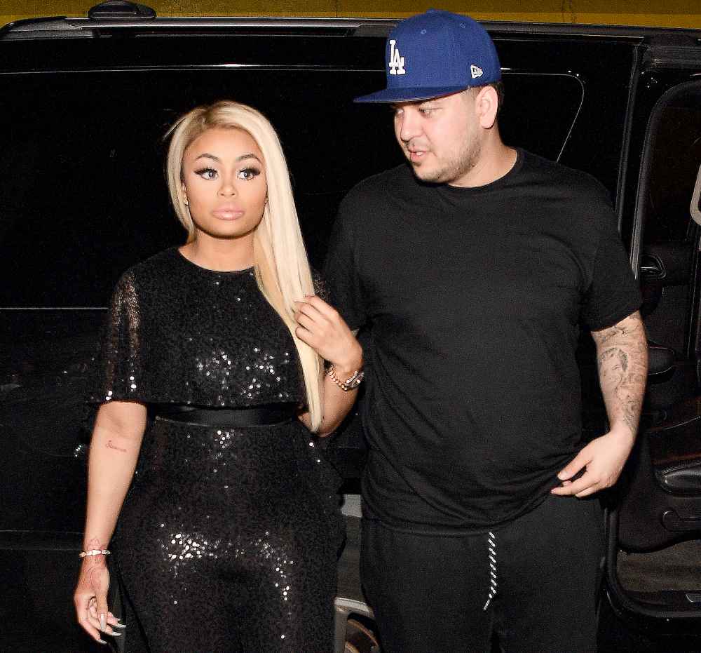 Blac Chyna and Rob Kardashian at Onyx Nightclub on March 27, 2016 in Atlanta, Georgia.