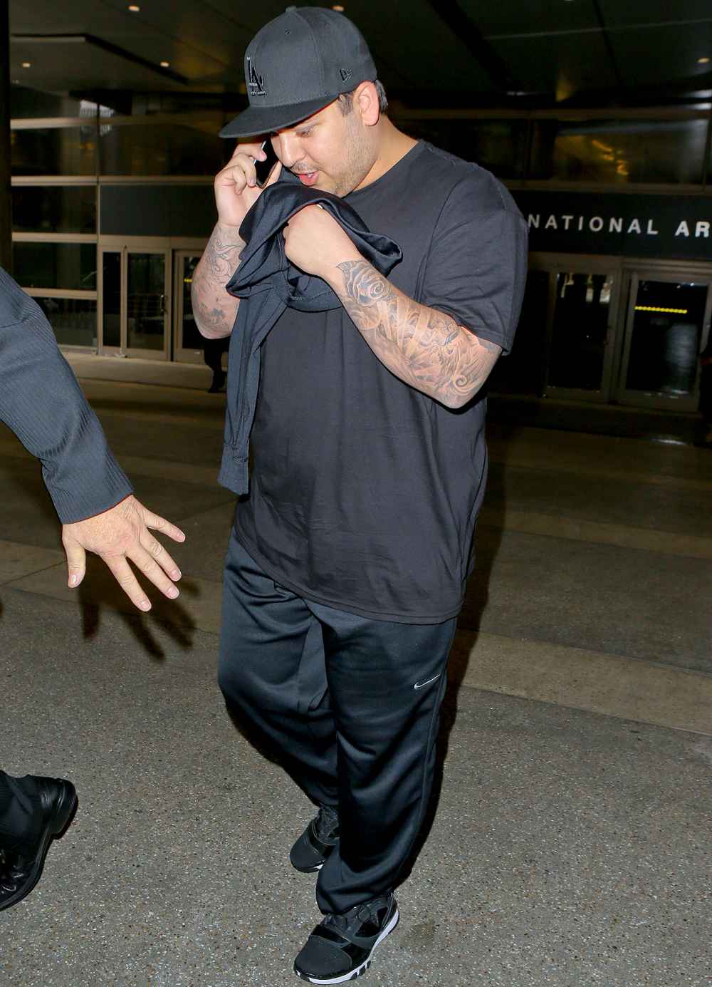Rob Kardashian at LAX on May 24, 2014.