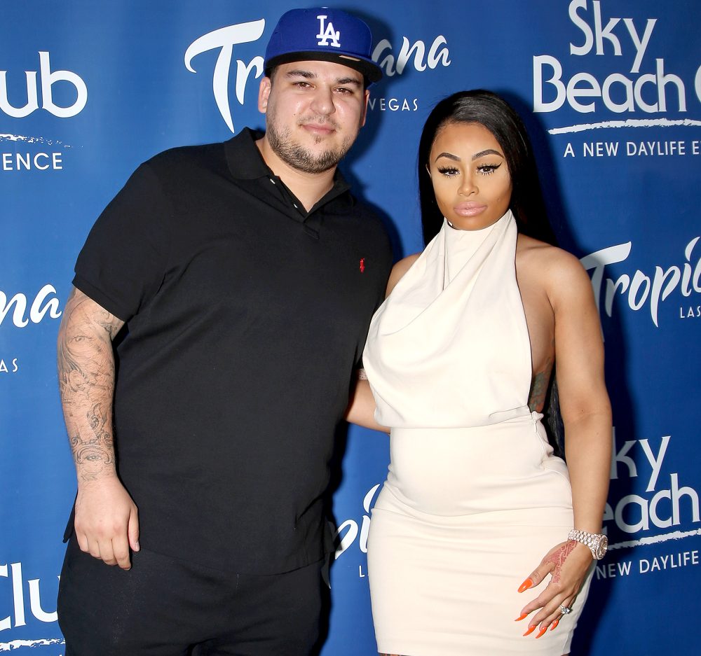 Rob Kardashian and Blac Chyna attend the Sky Beach Club at the Tropicana Las Vegas on May 28, 2016 in Las Vegas, Nevada.