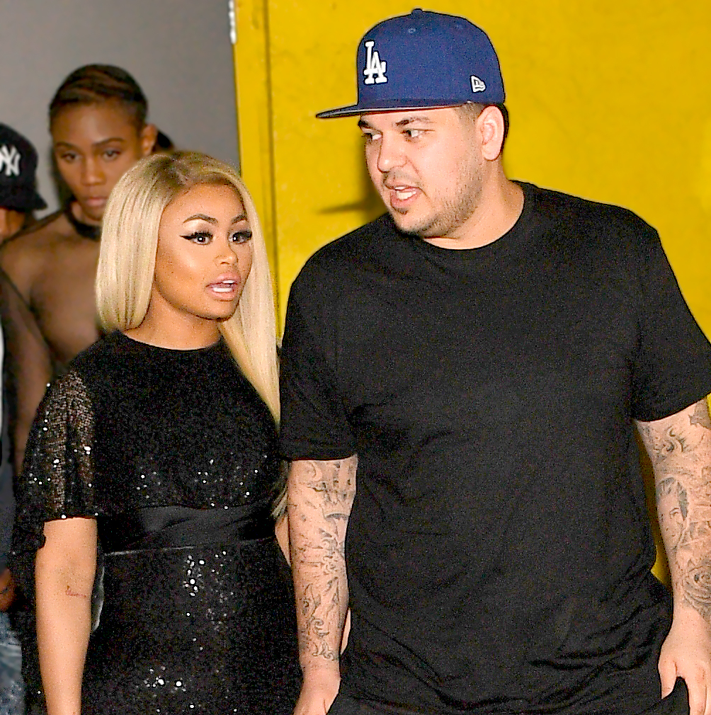 Blac Chyna and Rob Kardashian at Onyx Nightclub on March 27, 2016 in Atlanta, Georgia. Prince Williams/WireImage