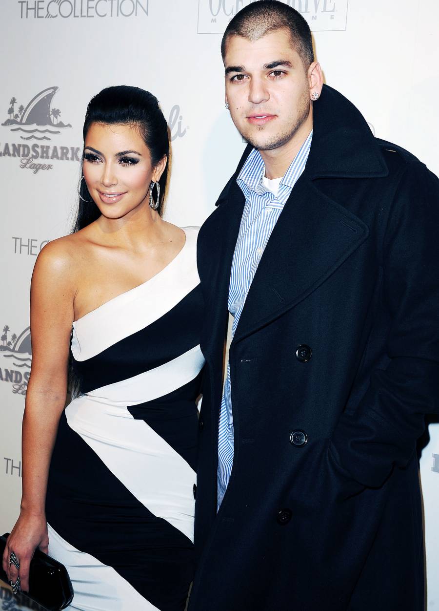 Rob Kardashian and Kim Kardashian
