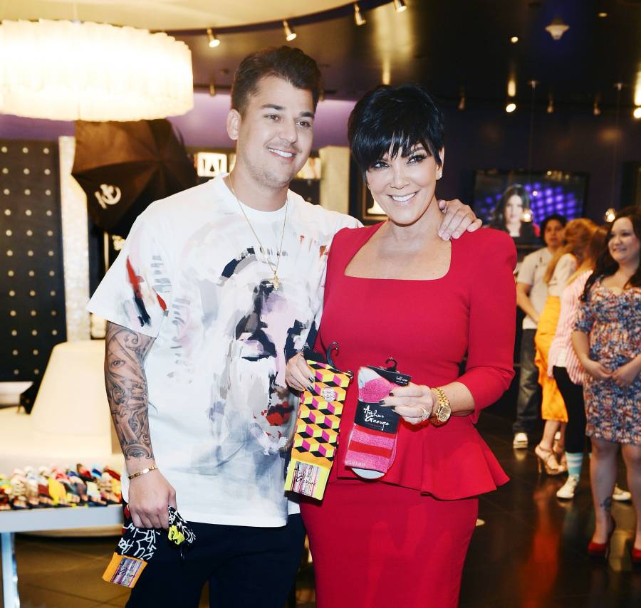 Rob Kardashian and Kris Jenner