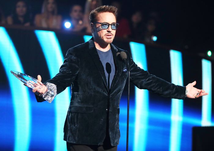 Robert Downey Jr. accepts the Favorite Movie Actor award onstage during the People's Choice Awards 2017 at Microsoft Theater on January 18, 2017 in Los Angeles, California.