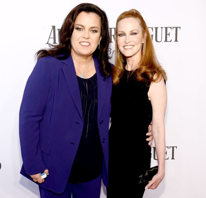 Rosie O'Donnell and Michelle Rounds attend the 68th Annual Tony Awards at Radio City Music Hall in New York City on June 8, 2014.