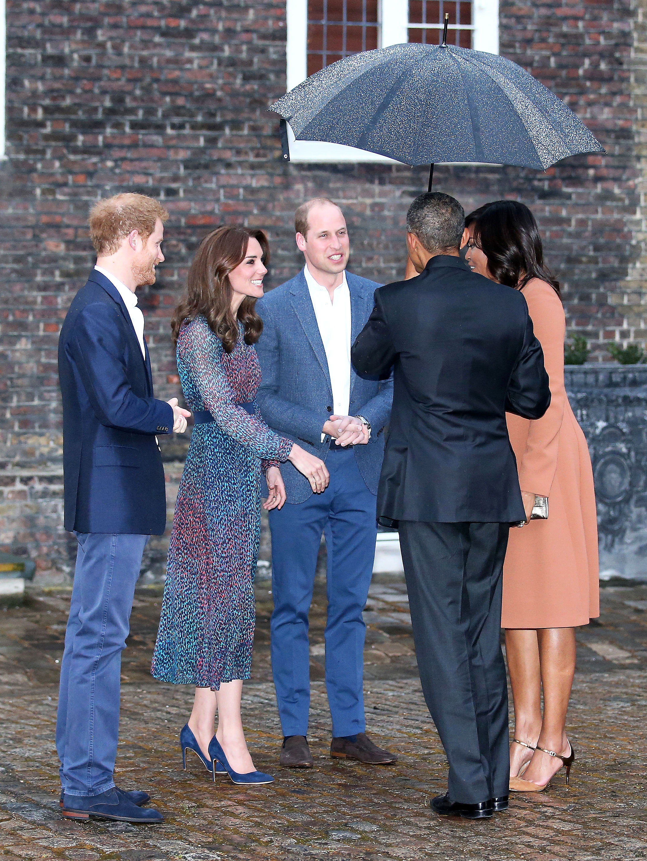 Kate Middleton's Jewel-Toned Dress for Obamas Meeting: Pics