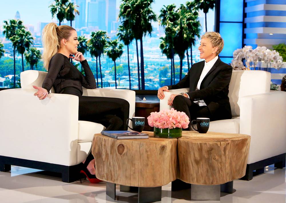 Khloe Kardashian and Ellen DeGeneres