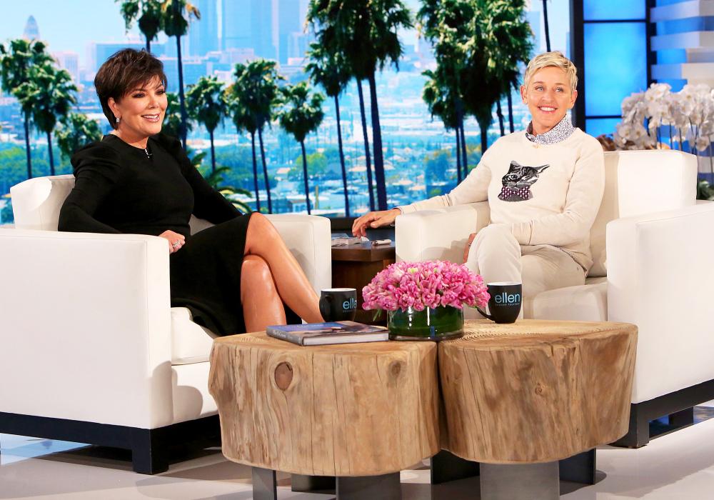 Kris Jenner and Ellen DeGeneres