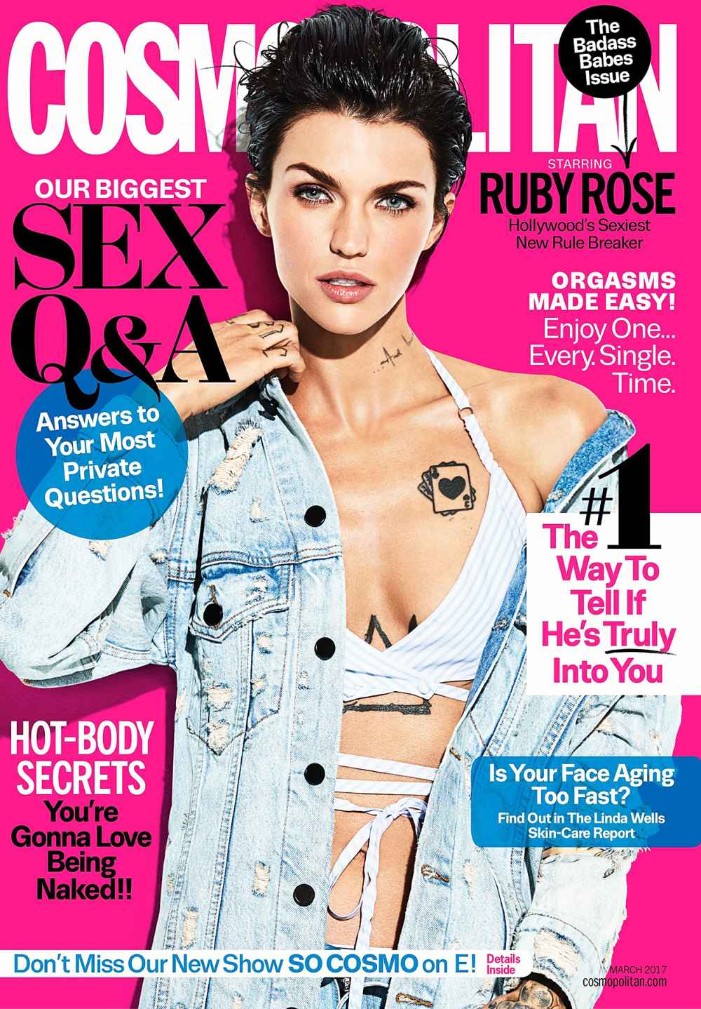 Ruby Rose Cosmopolitan cover