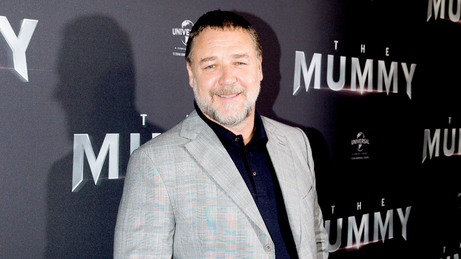 Russell Crowe arrives ahead of The Mummy Australian Premiere at State Theatre on May 22, 2017 in Sydney, Australia.