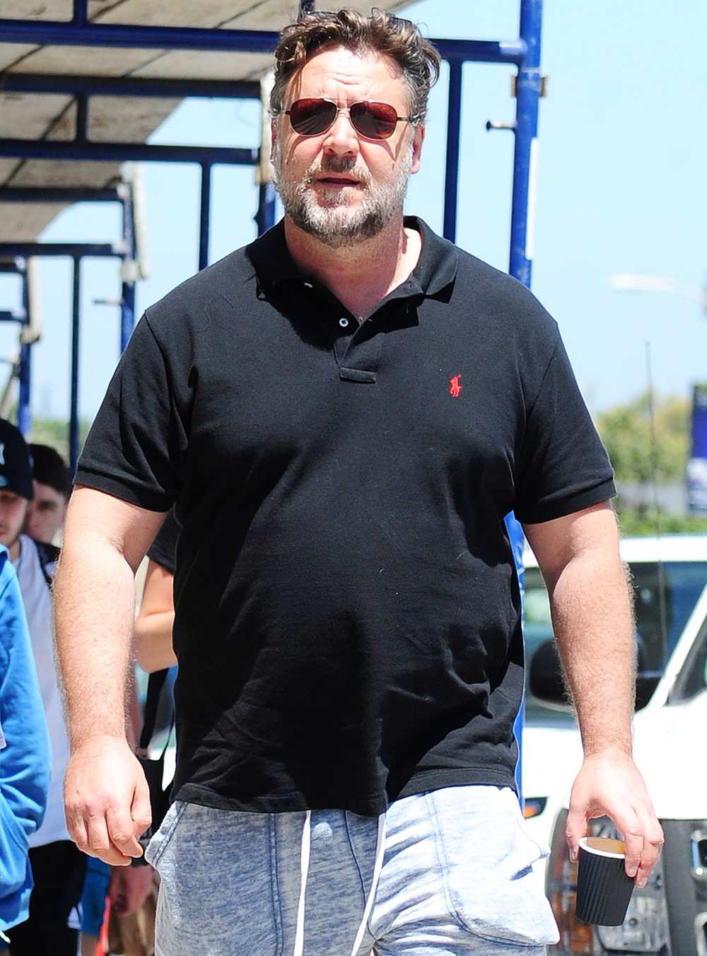 Russell Crowe out and about in Los Angeles in July 2015.
