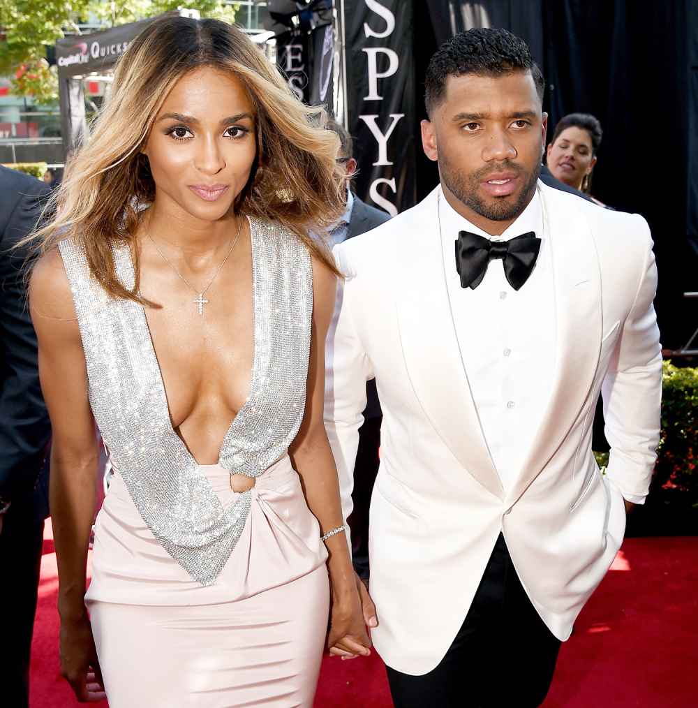 Russell Wilson and Ciara
