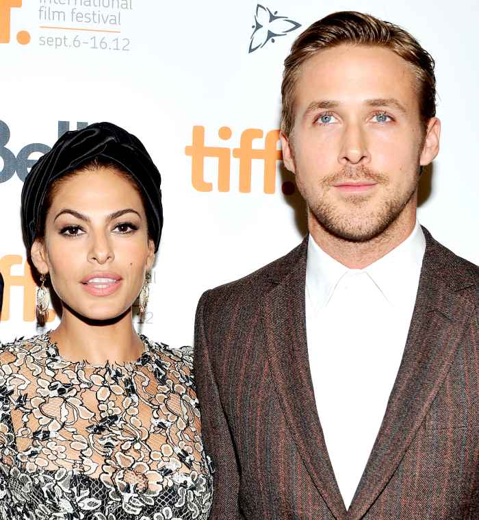 Eva Mendes and Ryan Gosling attend