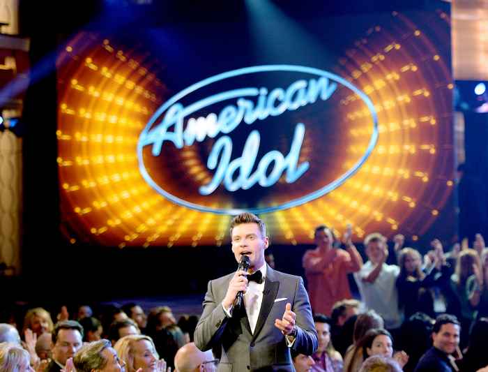 Ryan Seacrest speaks in the audience during FOX's "American Idol" Finale For The Farewell Season at Dolby Theatre on April 7, 2016 in Hollywood, California. at Dolby Theatre on April 7, 2016 in Hollywood, California.