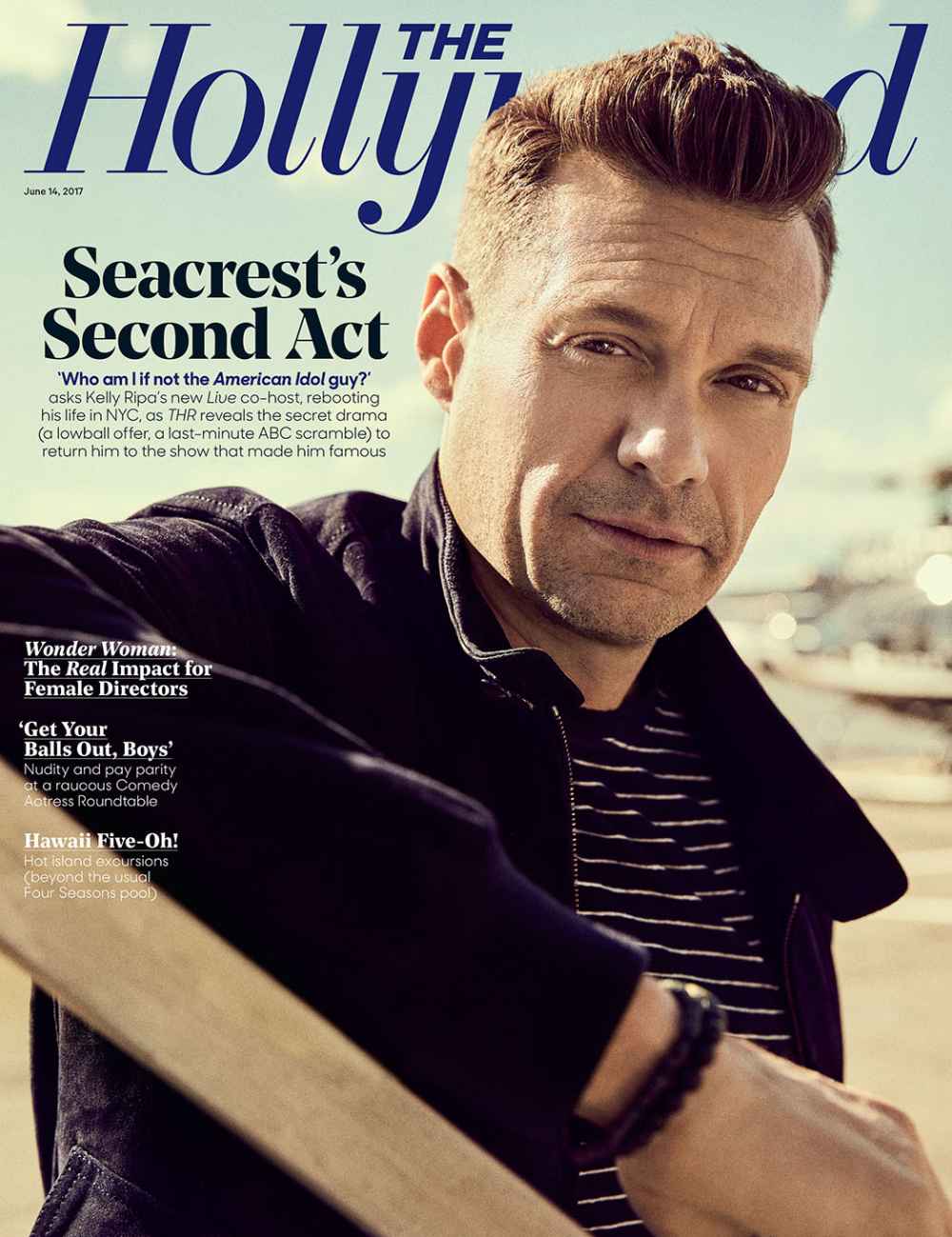 Ryan Seacrest on the cover of The Hollywood