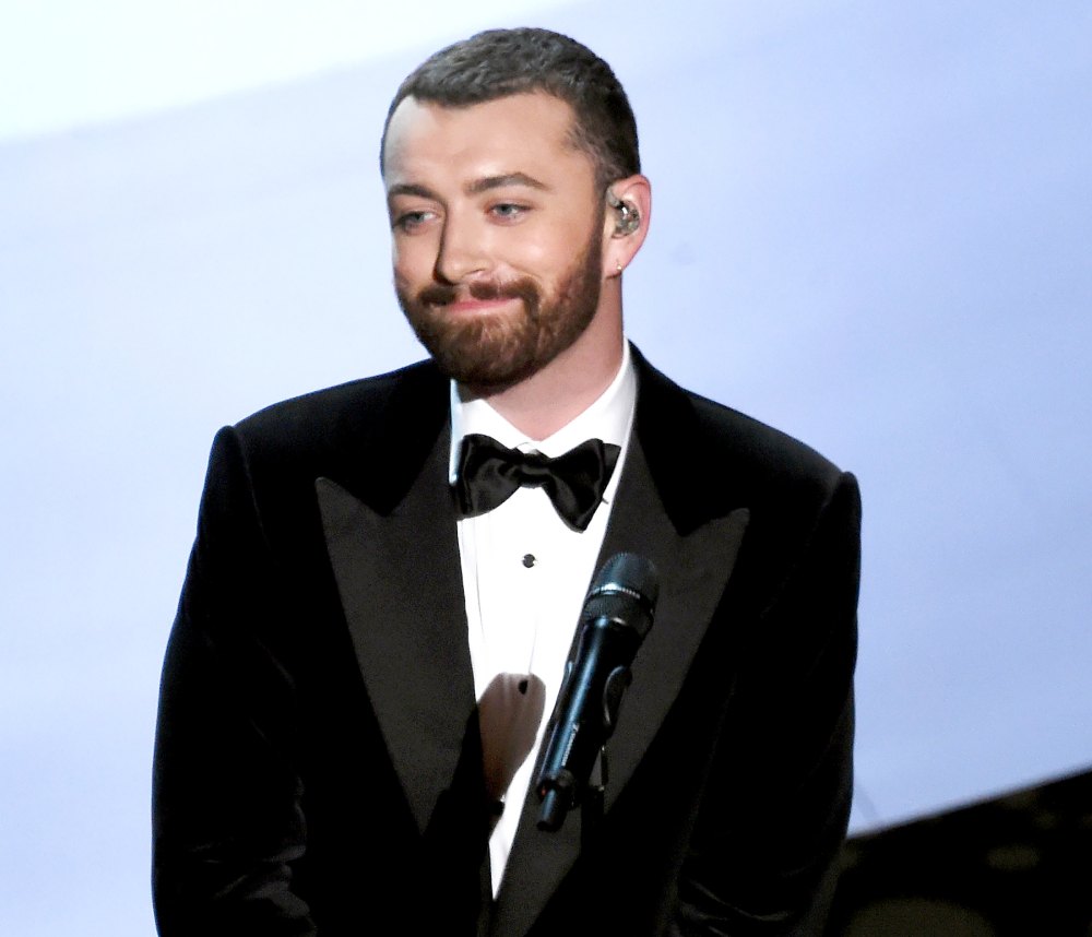 Sam Smith performs onstage during the 88th Annual Academy Awards.