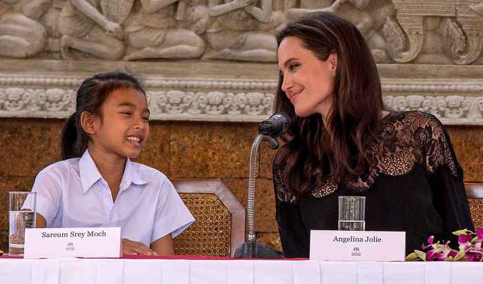 Sareum Srey Moch and Angelina Jolie