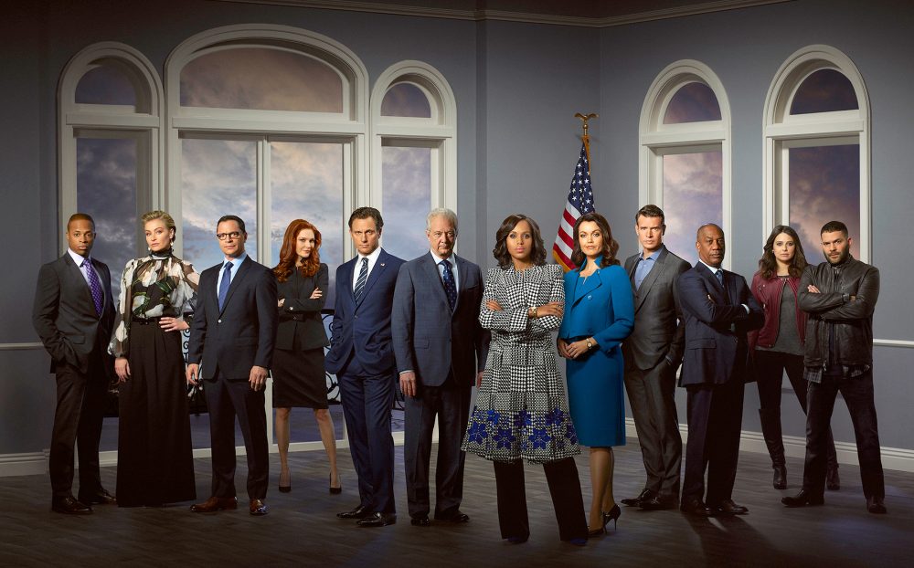 The cast of Scandal.