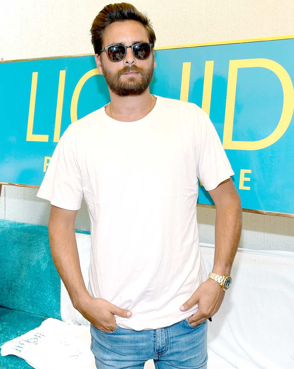 Scott Disick attends the daytime party at the LIQUID Pool Lounge at the Aria Resort & Casino on June 10, 2017 in Las Vegas, Nevada.