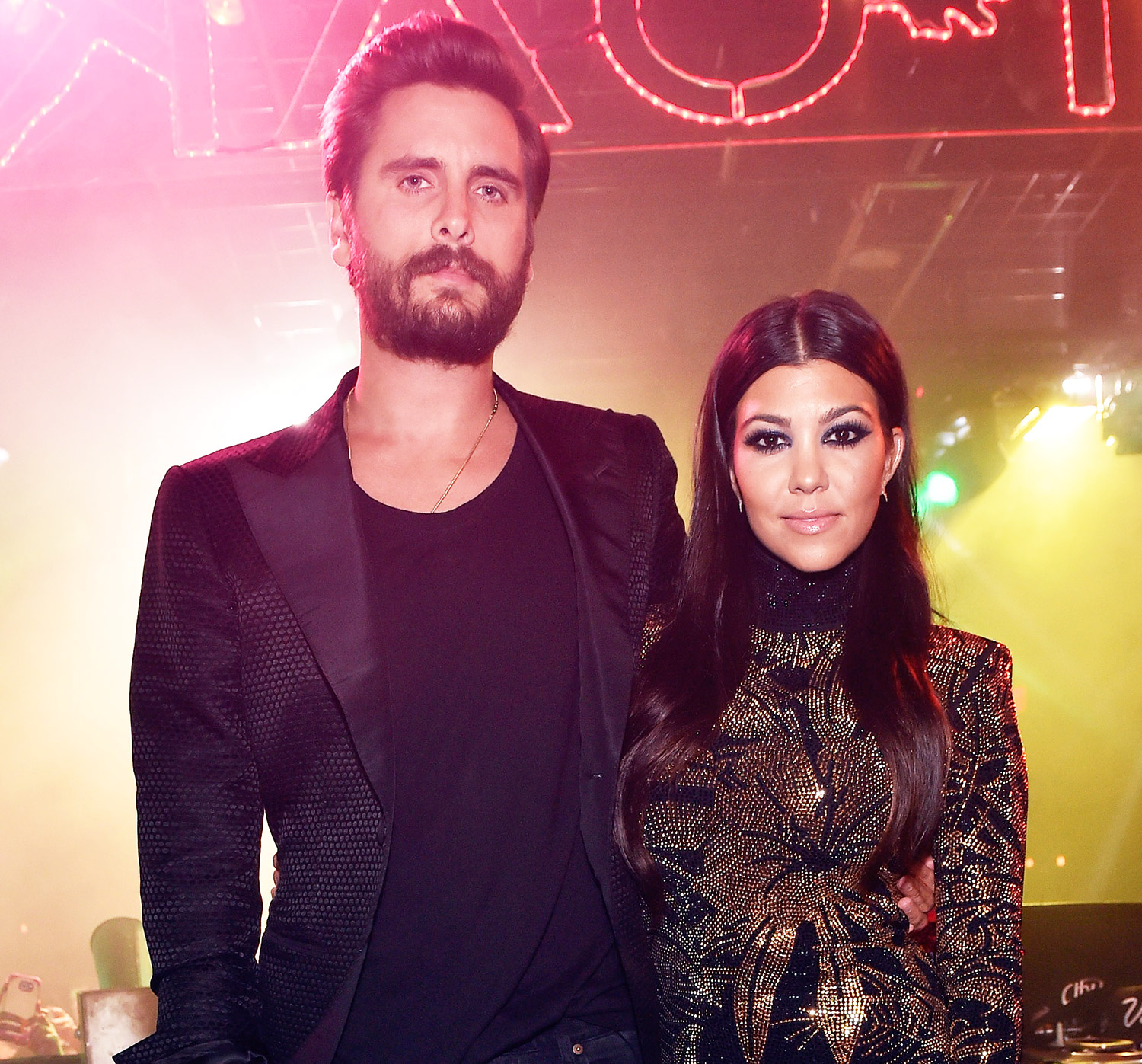 Scott Disick and Kourtney Kardashian