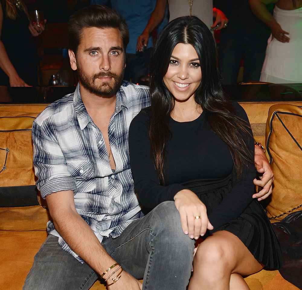 Scott Disick Kourtney Kardashian