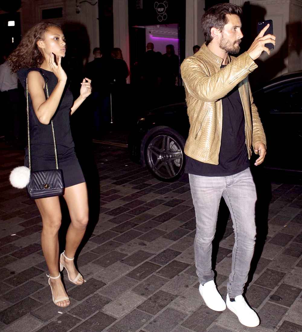 Scott was seen leaving Toy Room nightclub in Mayfair at 3.30am.