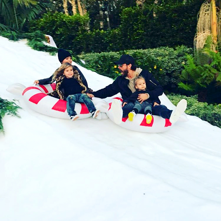 Scott Disick, Mason, Penelope and Reign