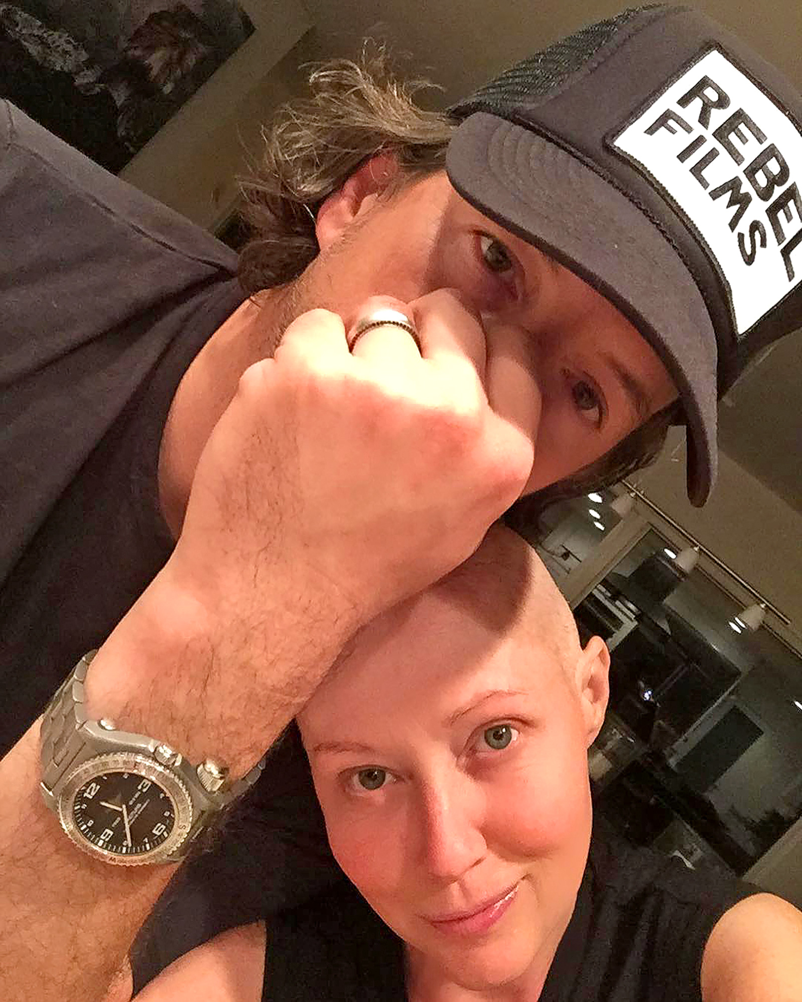 Shannen Doherty and Kurt Iswarienko