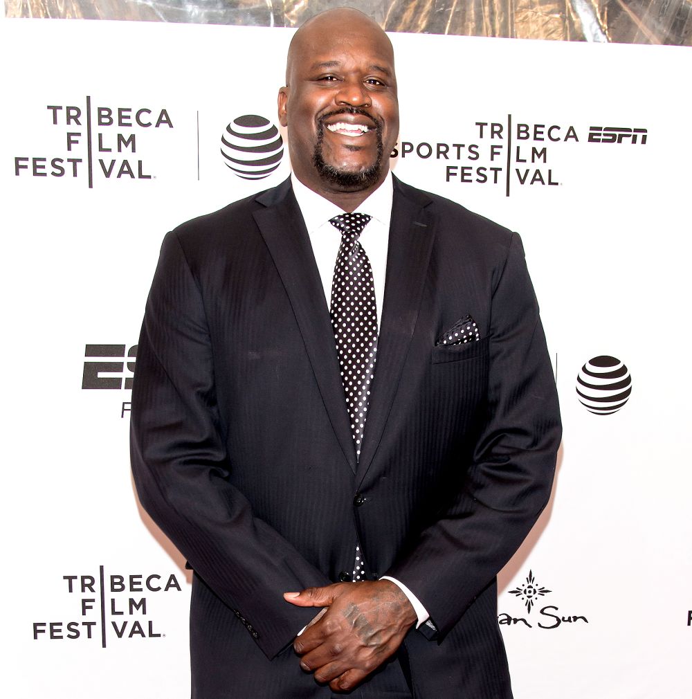 Shaquille O'Neal at the ESPN '30 for 30: This Magic Moment' screening during the 2016 Tribeca Film Festival at SVA Theatre on April 14, 2016, in New York City.