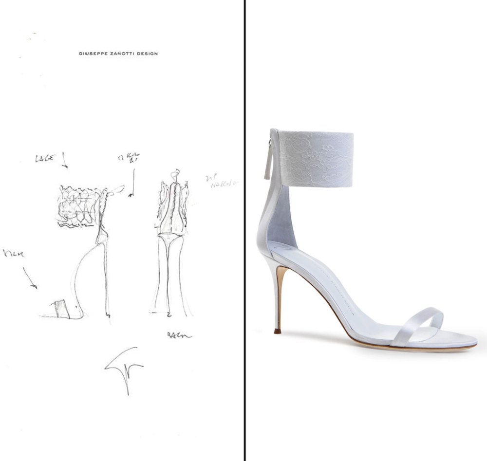 Ciara's Giuseppe Zanotti Design Wedding Sandals Revealed: Pics