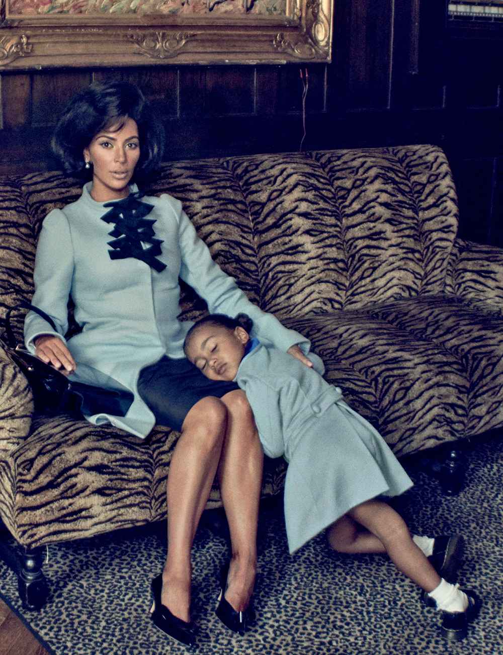 Kim Kardashian and North West