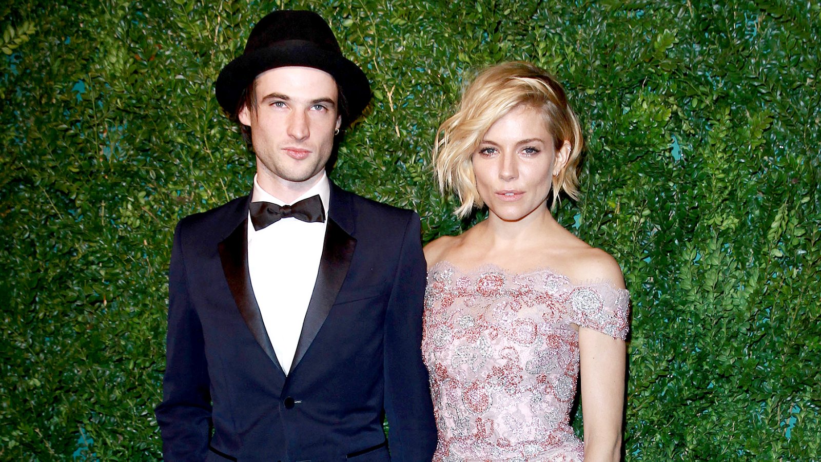 Sienna Miller and Tom Sturridge attends the 60th London Evening Standard Theatre Awards at London Palladium on November 30, 2014 in London, England.
