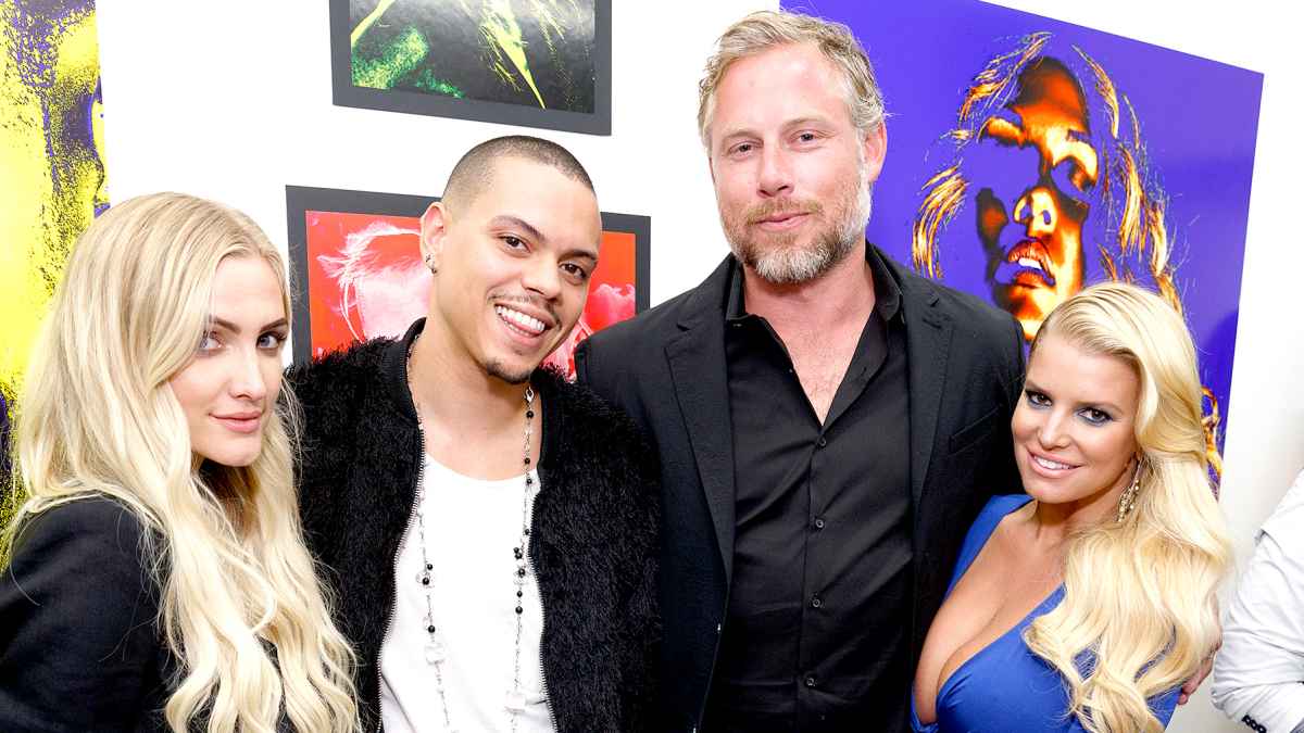 Ashlee Simpson Ross, Evan Ross, Jessica Simpson and Eric Johnson loved up in L.A.