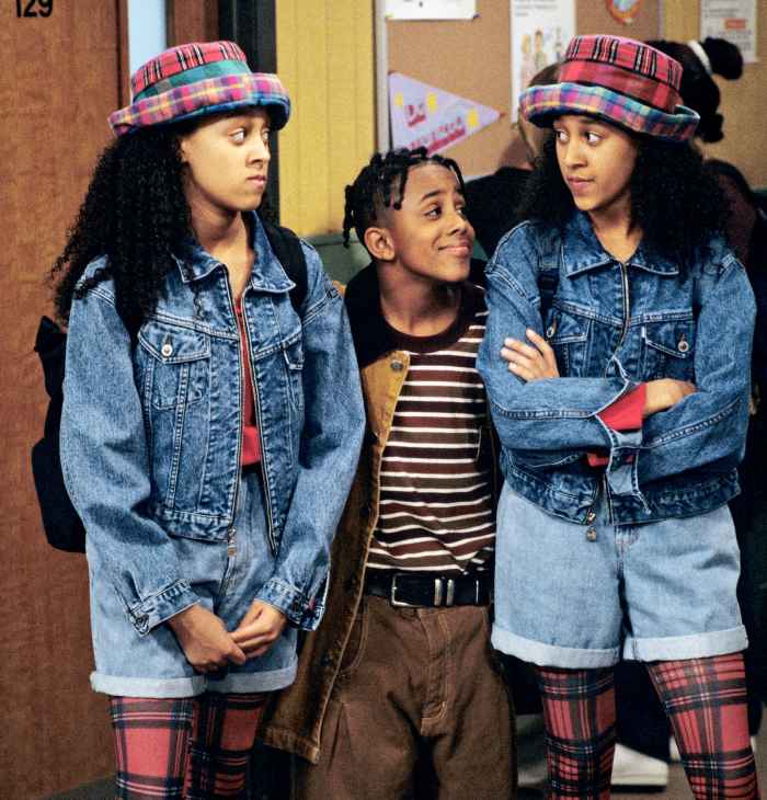 Tia and Tamera Mowry) with Marques Houston on Sister, Sister.