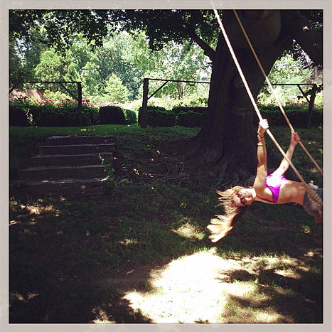 Sofia Vergara swinging