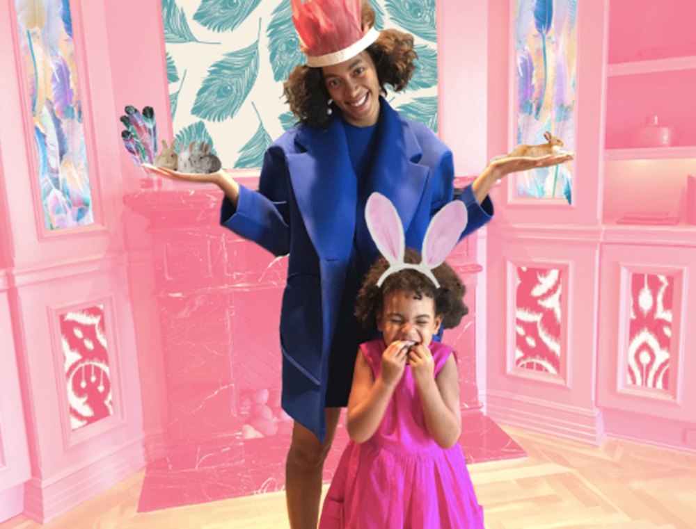 Blue Ivy and Solange Knowles