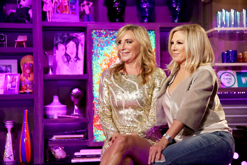 Sonja Morgan and Ramona Singer Watch What Happens Live with Andy Cohen