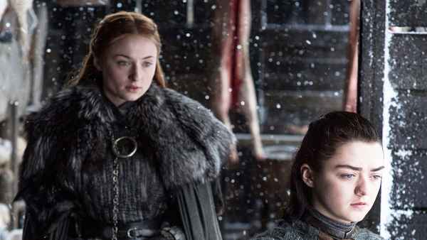 Sophie Turner Sansa Maisie Williams Arya Game of Thrones