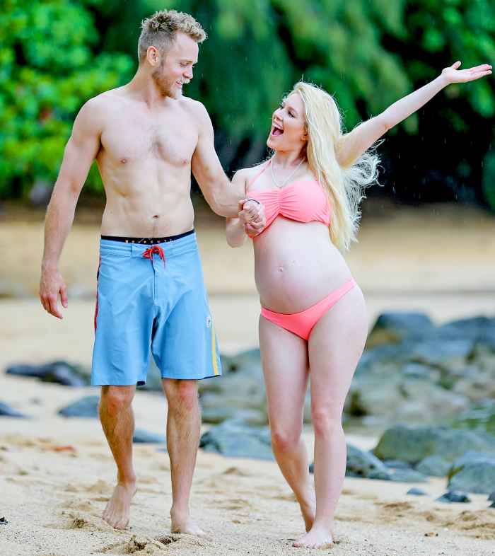 Heidi Montag and Spencer Pratt enjoy a day in Hawaii together.