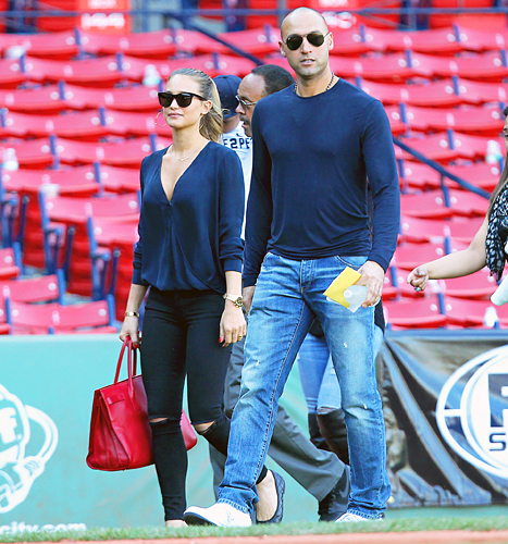 Derek Jeter and Hannah Davis