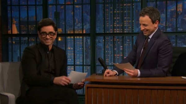 John Stamos laughs at his bad reviews with Seth Meyer