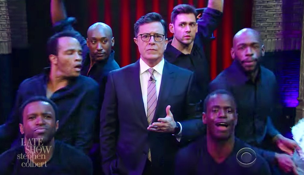 Stephen Colbert parodies Mariah Carey