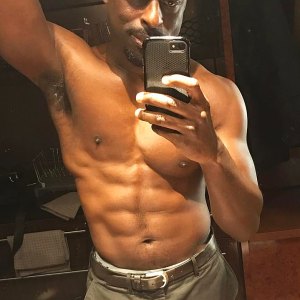 Sterling K. Brown abs