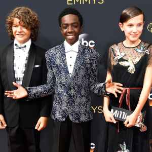 Gaten Matarazzo, Caleb McLaughlin and Millie Bobby Brow
