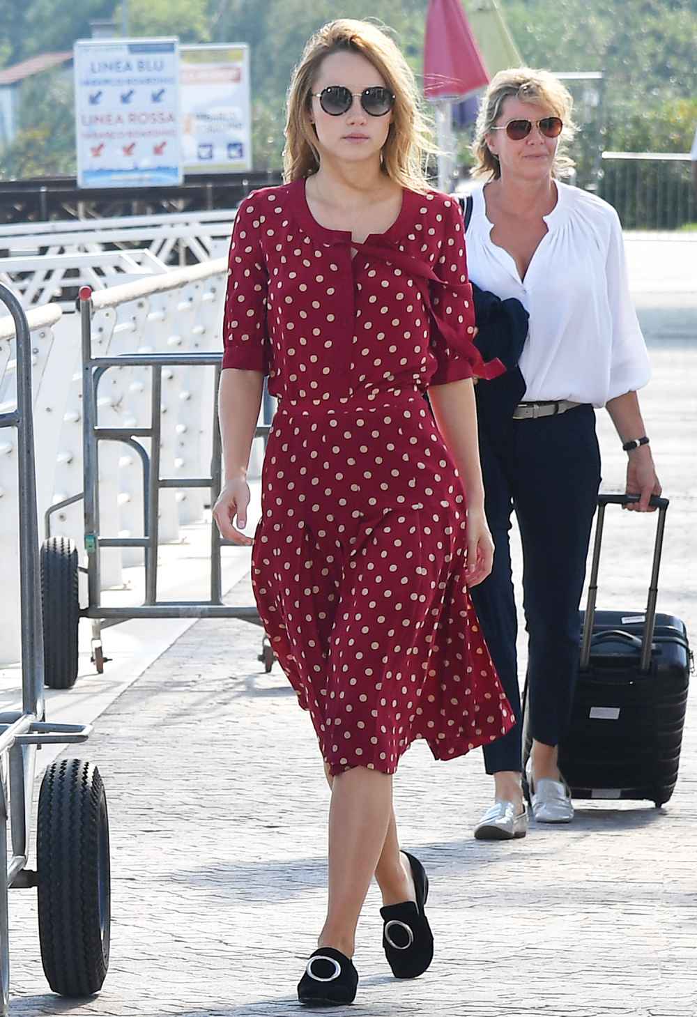 Suki Waterhouse is seen during The 73rd Venice Film Festival on September 7, 2016 in Venice, Italy.