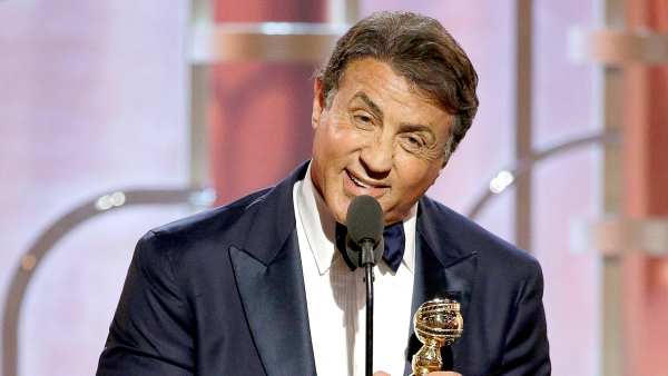 Sylvester Stallone accepts the award for Best Supporting Actor — Motion Picture.