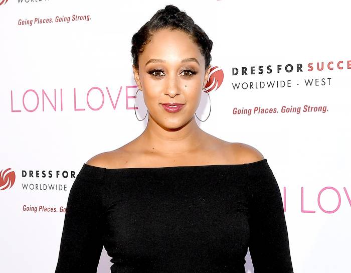 Tamera Mowry attends Loni Love's Birthday Roast benefiting the Dress For Success charity at Hollywood Improv on July 12, 2017 in Hollywood, California.