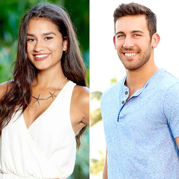 Taylor and Derek on Bachelor In Paradise.