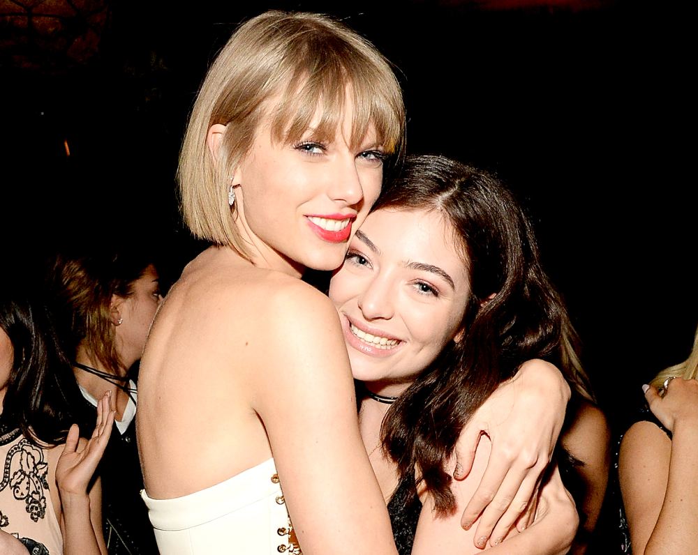 Taylor Swift and Lorde attend the Republic Records Grammy celebration at Hyde on Sunset on February 15, 2016 in Los Angeles, California.